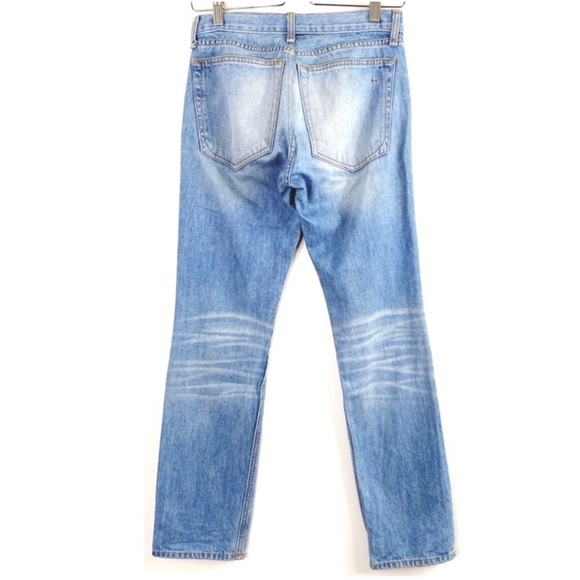 RAG & Bone Convoy Moto Ripped Distressed Skinny Jeans in light Washed - Picture 4 of 9